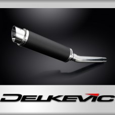 SUZUKI GSXR1000 K5-K6 05-06 350mm ROUND CARBON BSAU SILENCER EXHAUST KIT