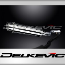 SUZUKI GSXR1000 K9 2009-11 DECAT 350mm ROUND STAINLESS BSAU SILENCER EXHAUST KIT