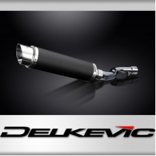 SUZUKI GSXR1000 K9 09-11 350mm ROUND CARBON BSAU SILENCER EXHAUST KIT