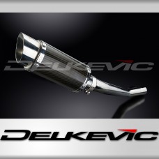 SUZUKI GSF650 BANDIT 2005-2007 200mm ROUND CARBON  SILENCER EXHAUST KIT