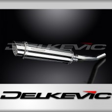 SUZUKI GSF650 BANDIT 2005-2007 350mm ROUND STAINLESS BSAU SILENCER EXHAUST KIT