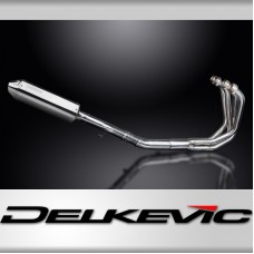 SUZUKI GSF650 BANDIT 07-14 FULL EXHAUST SYSTEM 320mm STAINLESS TRI BSAU SILENCER