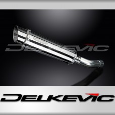 SUZUKI GSF650 BANDIT 2007-2014 350mm ROUND STAINLESS BSAU SILENCER EXHAUST KIT