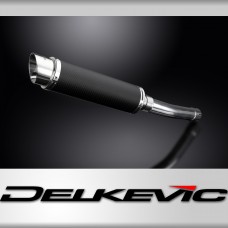 SUZUKI GSXR600 01-05 K1-K5 350mm CARBON ROUND BSAU SILENCER EXHAUST KIT