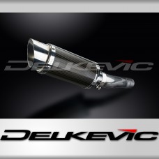 Suzuki GSXR600 GSX-R600 2008-2010 200mm Round Carbon Exhaust Silencer Can Kit