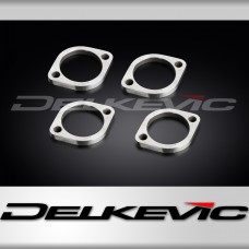 Suzuki GSX1400 2001-09 Delkevic Set Of 4 Exhaust Flanges OEM Downpipe Compatible