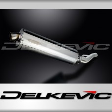 Suzuki GSX1400 2005-2009 Delkevic 450mm Oval Stainless Exhaust Silencer Can Kit