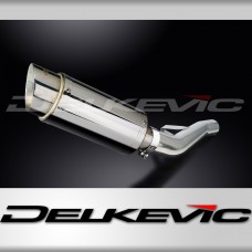 Suzuki GSX1400 2005-2009 Delkevic 200mm Round Stainless Exhaust Silencer Can Kit
