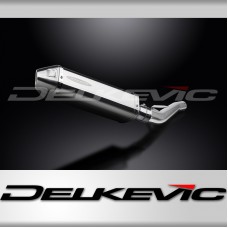 Suzuki GSX1400 2005-2009 Delkevic 320mm Tri-Oval Stainless Exhaust Silencer Kit