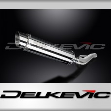Suzuki GSX1400 2005-2009 Delkevic 350mm Round Stainless Exhaust Silencer Can Kit