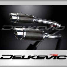 YAMAHA FJR1300 2001-2005 200mm ROUND CARBON  SILENCER EXHAUST KIT
