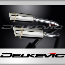 YAMAHA FJR1300 2001-2005 200mm ROUND STAINLESS SILENCER EXHAUST KIT