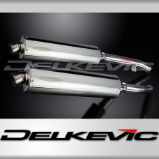 YAMAHA FJR1300 2001-2005 450mm OVAL STAINLESS BSAU SILENCER EXHAUST KIT