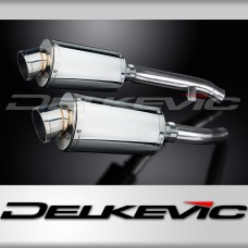 YAMAHA FJR1300 2001-2005 225mm OVAL STAINLESS SILENCER EXHAUST KIT