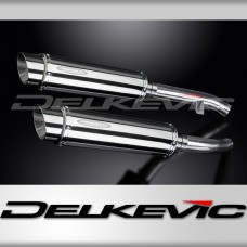 YAMAHA FJR1300 2001-2005 350mm ROUND STAINLESS BSAU SILENCER EXHAUST KIT