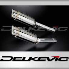 HONDA CBR1100XX BLACKBIRD 96-09 200mm ROUND STAINLESS SILENCER EXHAUST KIT