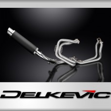 VFR800F 2014-2019 / DL10 ROUND 350mm (14 inch) CARBON FIBRE SILENCER 4 into 1 COMPLETE SYSTEM