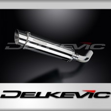 HONDA VFR800F 2014-2019 350mm ROUND STAINLESS BSAU SILENCER EXHAUST KIT