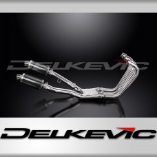 YAMAHA FJ1200 3CV 1988-90 FULL 4-2 EXHAUST 225mm CARBON OVAL SILENCERS