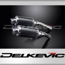 YAMAHA FJ1100 FJ1200 1984-1987 225mm OVAL CARBON SILENCER EXHAUST KIT