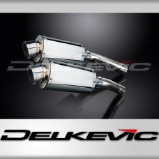 YAMAHA FJ1100 FJ1200 1984-1987 225mm OVAL STAINLESS SILENCER EXHAUST KIT