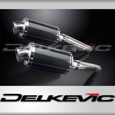 YAMAHA FJ1200 (3CV) 1988-1990 225mm OVAL CARBON SILENCER EXHAUST KIT