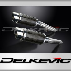 YAMAHA FJ1200 ABS 3XW 1991-1996 200mm ROUND CARBON  SILENCER EXHAUST KIT