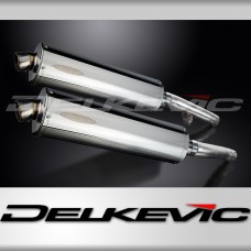 YAMAHA FJ1200 ABS 3XW 1991-1996 450mm OVAL STAINLESS BSAU SILENCER EXHAUST KIT  