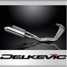 Yamaha FJ1100 1984-1985 Full Exhaust 4-2 320mm Tri-Oval Stainless Silencers