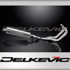 YAMAHA XJ600 DIVERSION 92-04 FULL 4-1 EXHAUST 450mm STAINLESS OVAL BSAU SILENCER