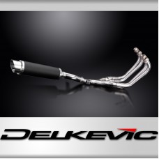 XJ600S DIVERSION / Seca II / 1992-2003 / DL10 ROUND 350mm (14 inch) CARBON SILENCER 4 into 1 COMPLET