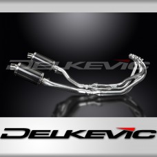 YAMAHA XJ600 DIVERSION 1992-04 FULL EXHAUST 225mm CARBON OVAL SILENCERS