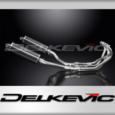 YAMAHA XJ600 DIVERSION 1992-04 FULL EXHAUST 350mm CARBON OVAL BSAU SILENCERS