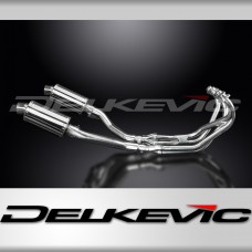 YAMAHA XJ600 DIVERSION 1992-04 FULL EXHAUST 225mm STAINLESS OVAL SILENCERS