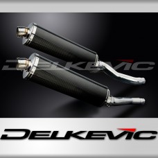 YAMAHA XJ600N XJ600S DIVERSION 92-04 450mm OVAL CARBON BSAU SILENCER EXHAUST 