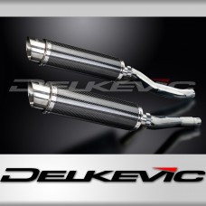 YAMAHA XJ600S DIVERSION 94-03 DL10 ROUND 350mm CARBON FIBRE EXHAUST SILENCER