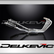 YAMAHA XJR1300 1998-06 FULL 4-2 EXHAUST SYSTEM 225mm CARBON OVAL SILENCERS