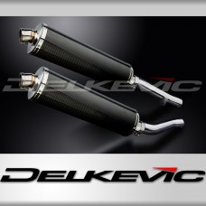 YAMAHA XJR1300 SP 1998-2007 450mm OVAL CARBON BSAU SILENCER EXHAUST KIT