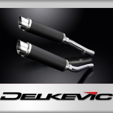 YAMAHA XJR1300 SP 1998-2007 350mm ROUND CARBON BSAU SILENCER EXHAUST KIT