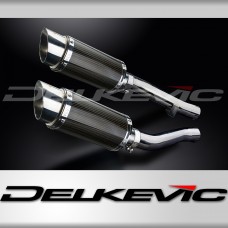 YAMAHA XJR1300 2004-2006 200mm ROUND CARBON  SILENCER EXHAUST KIT