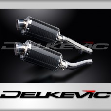 YAMAHA XJR1300 2004-2006 225mm OVAL CARBON SILENCER EXHAUST KIT