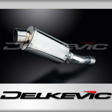 YAMAHA XJR1300 RACER 2015-2017 225mm OVAL STAINLESS SILENCER EXHAUST KIT