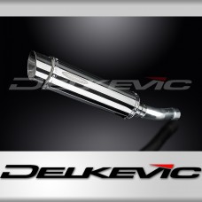 YAMAHA XJR1300 RACER 2015-2017 350mm ROUND STAINLESS BSAU SILENCER EXHAUST KIT