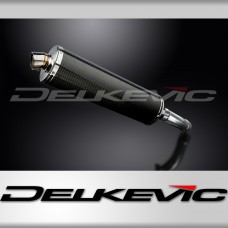 YAMAHA FAZER 8 2010-2015 450mm OVAL CARBON BSAU SILENCER EXHAUST KIT