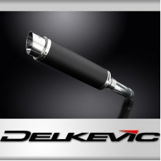 YAMAHA FAZER 8 FZ8 2010-2015 350mm CARBON ROUND BSAU SILENCER EXHAUST KIT