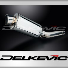 YAMAHA FZR600 FOXEYE 1994-1996 225mm OVAL STAINLESS SILENCER EXHAUST KIT