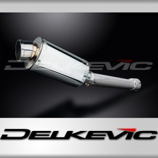 YAMAHA FZS1000 FAZER 2000-2005 225mm OVAL STAINLESS SILENCER EXHAUST KIT