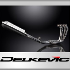 YAMAHA FZS600 FAZER 98-03 FULL EXHAUST SYSTEM 320mm STAINLESS TRI BSAU SILENCER