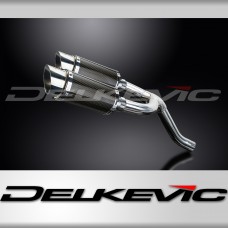 YAMAHA MT03/MT-03 2005-2015 200mm ROUND CARBON  SILENCER EXHAUST KIT
