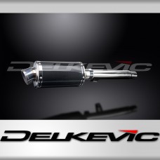 YAMAHA SR500 1978-1999 225mm OVAL CARBON SILENCER EXHAUST KIT